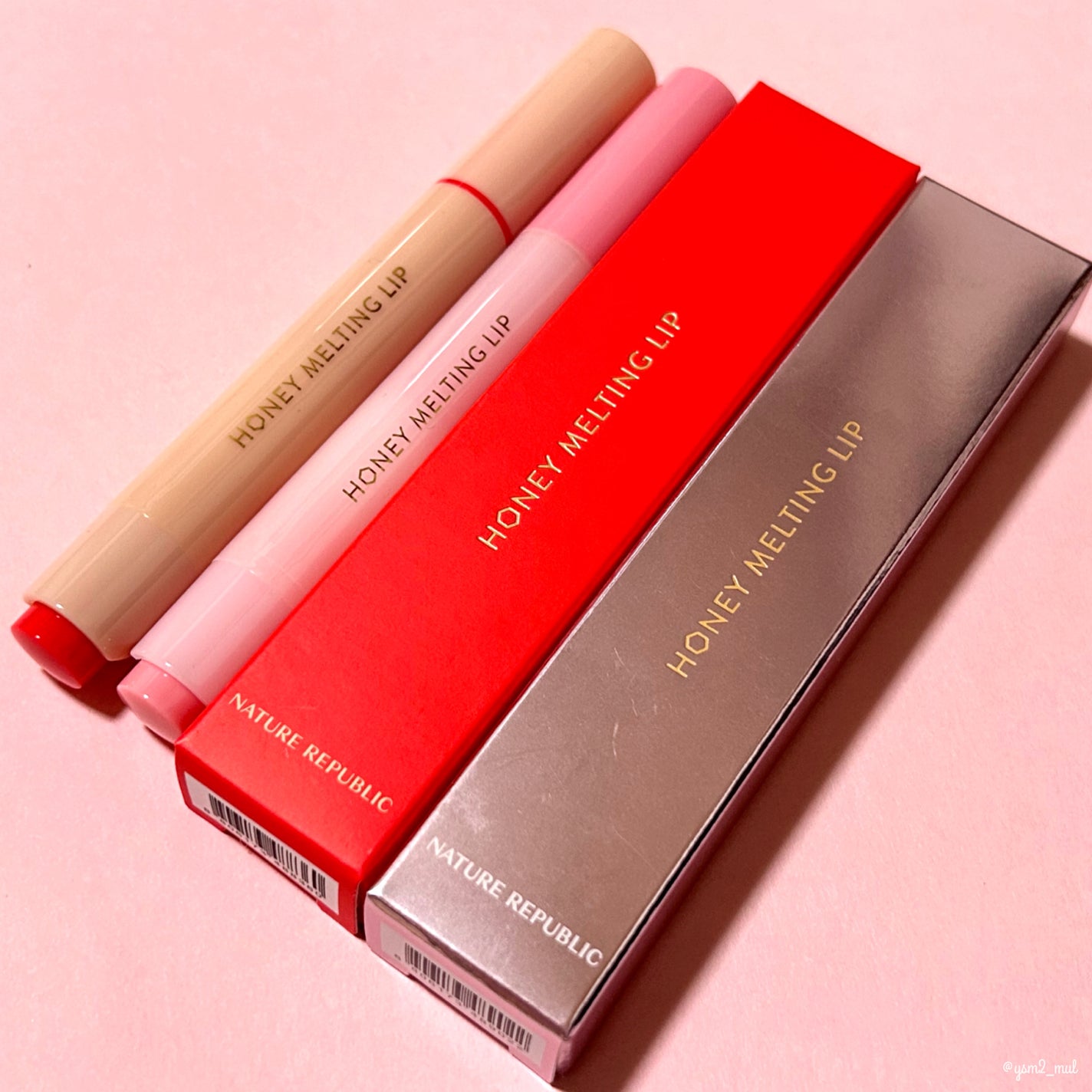 ハニーメルティングリップ/ネイチャーリパブリック/口紅を使ったクチコミ(7枚目)