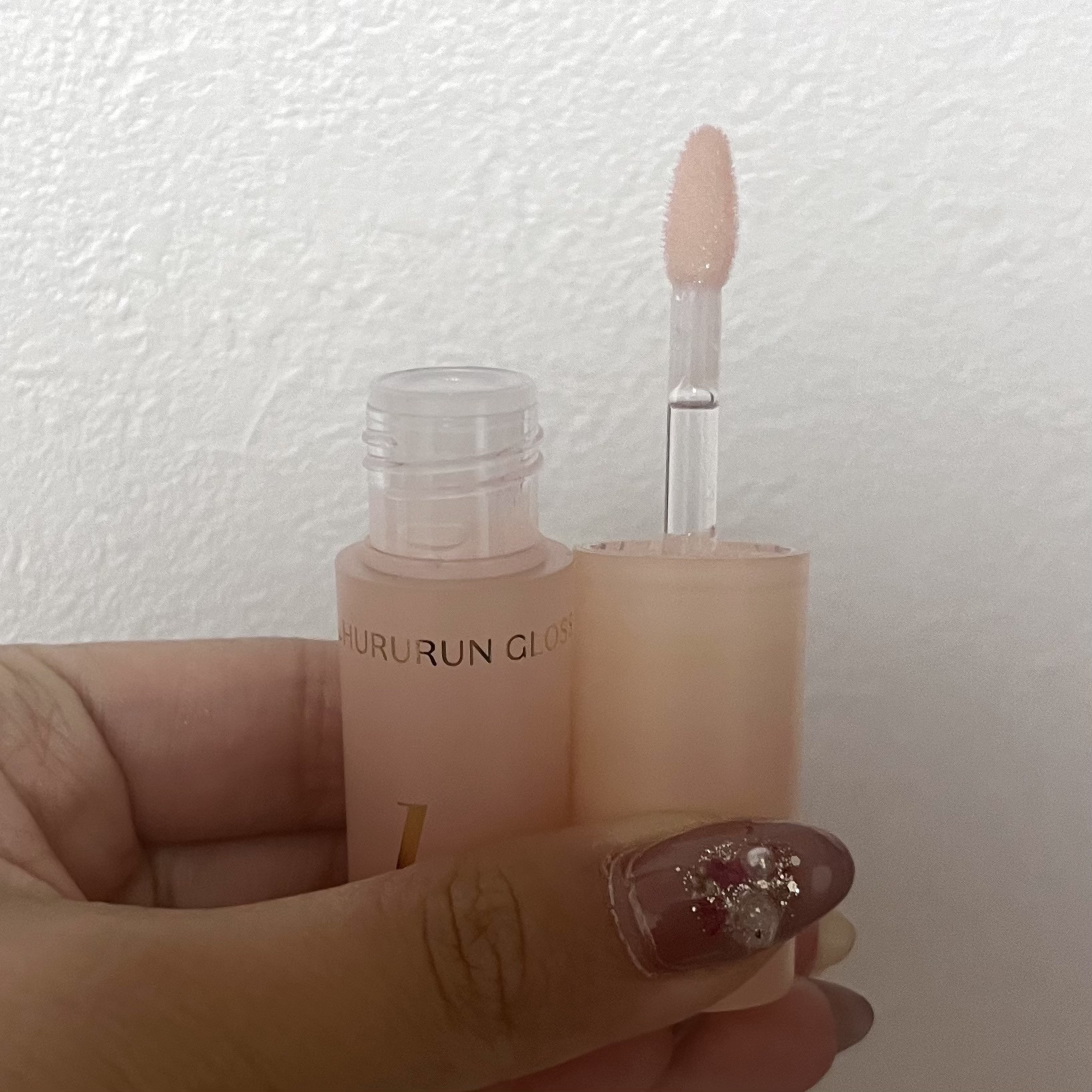 ちゅるるんグロス 01 ヌードスキン/b idol/リップグロスを使ったクチコミ（2枚目）