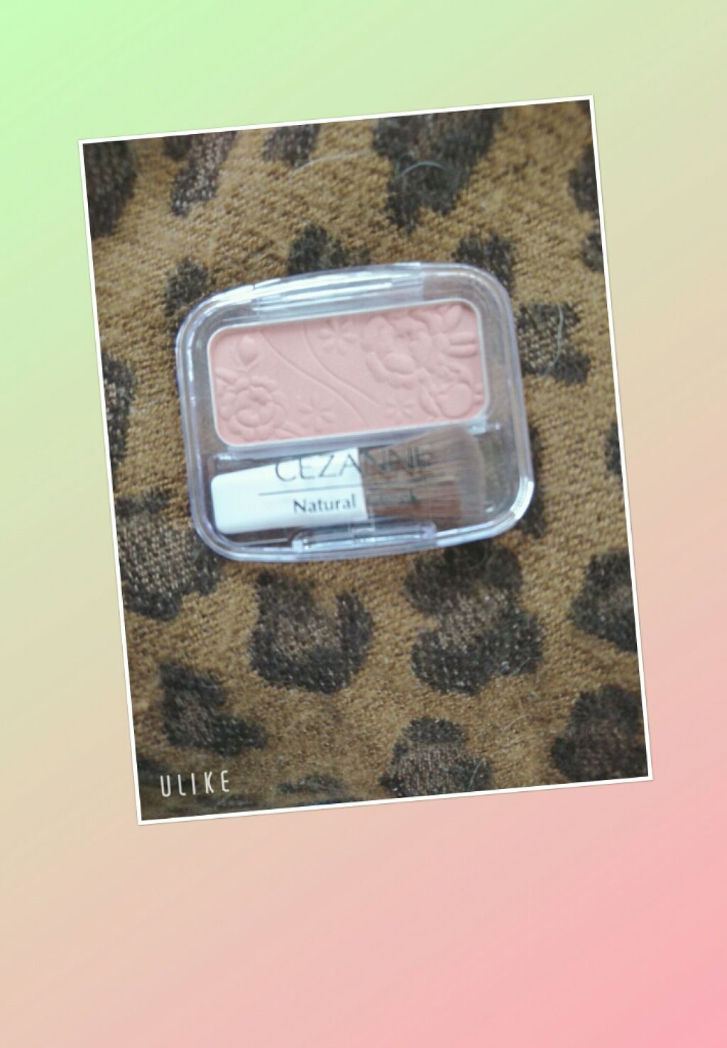 ナチュラル チークN/CEZANNE/パウダーチークを使ったクチコミ(1枚目)