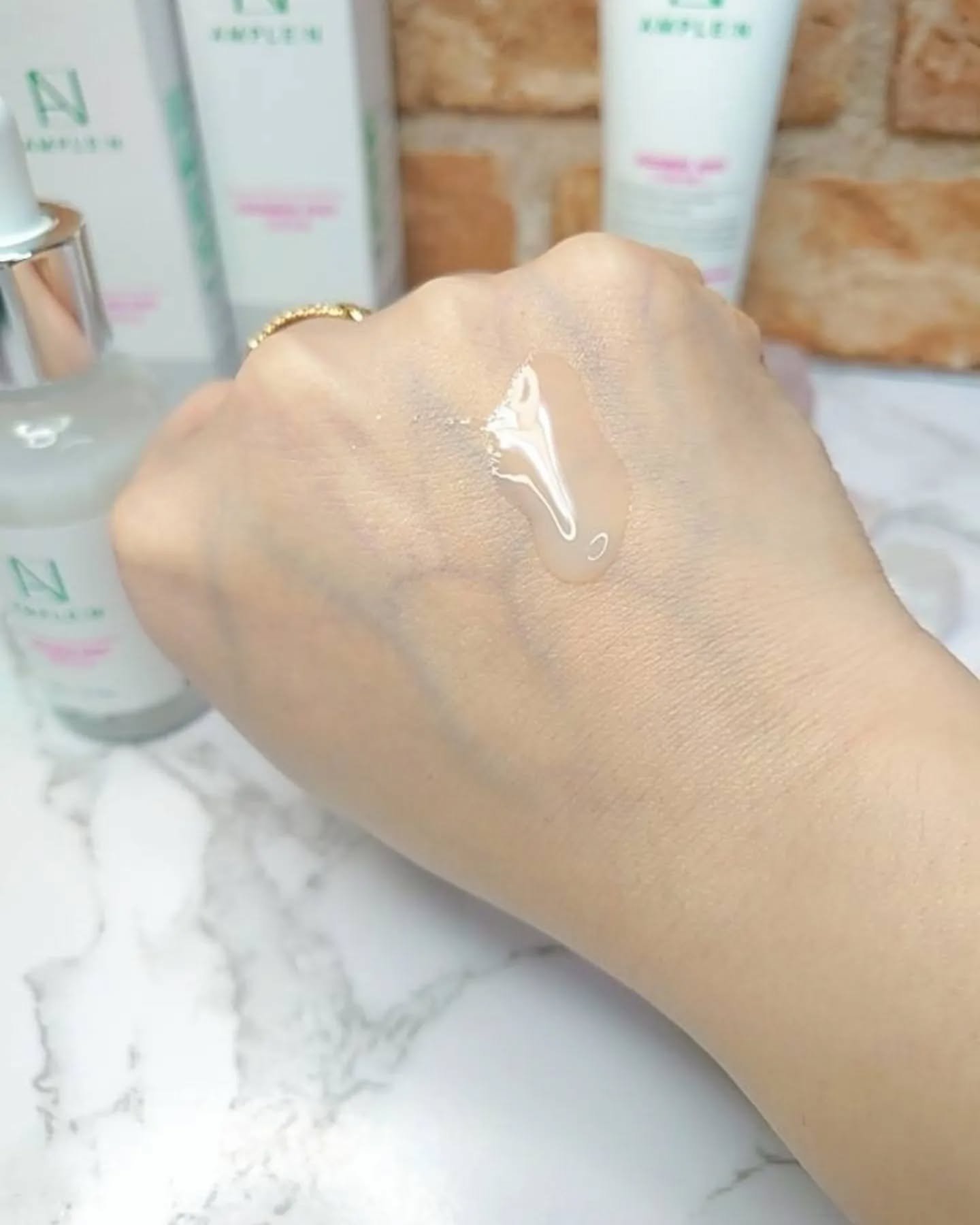 セラミドショットクリーム/AMPLE:N/フェイスクリームを使ったクチコミ（3枚目）