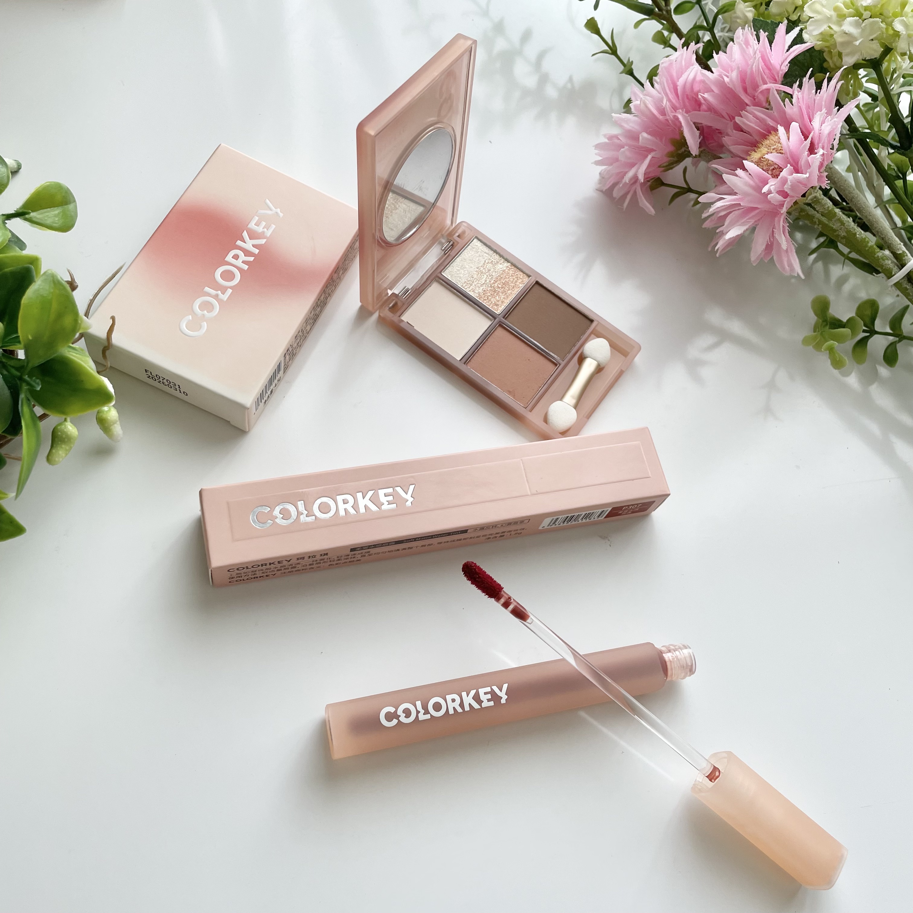 四色アイシャドウパレット 01 サンセット /COLORKEY/アイシャドウパレットを使ったクチコミ（2枚目）