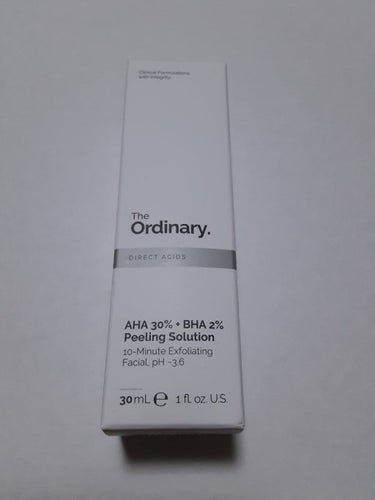 AHA 30% + BHA 2% Peeling Solution/The Ordinary/ピーリングを使ったクチコミ（2枚目）