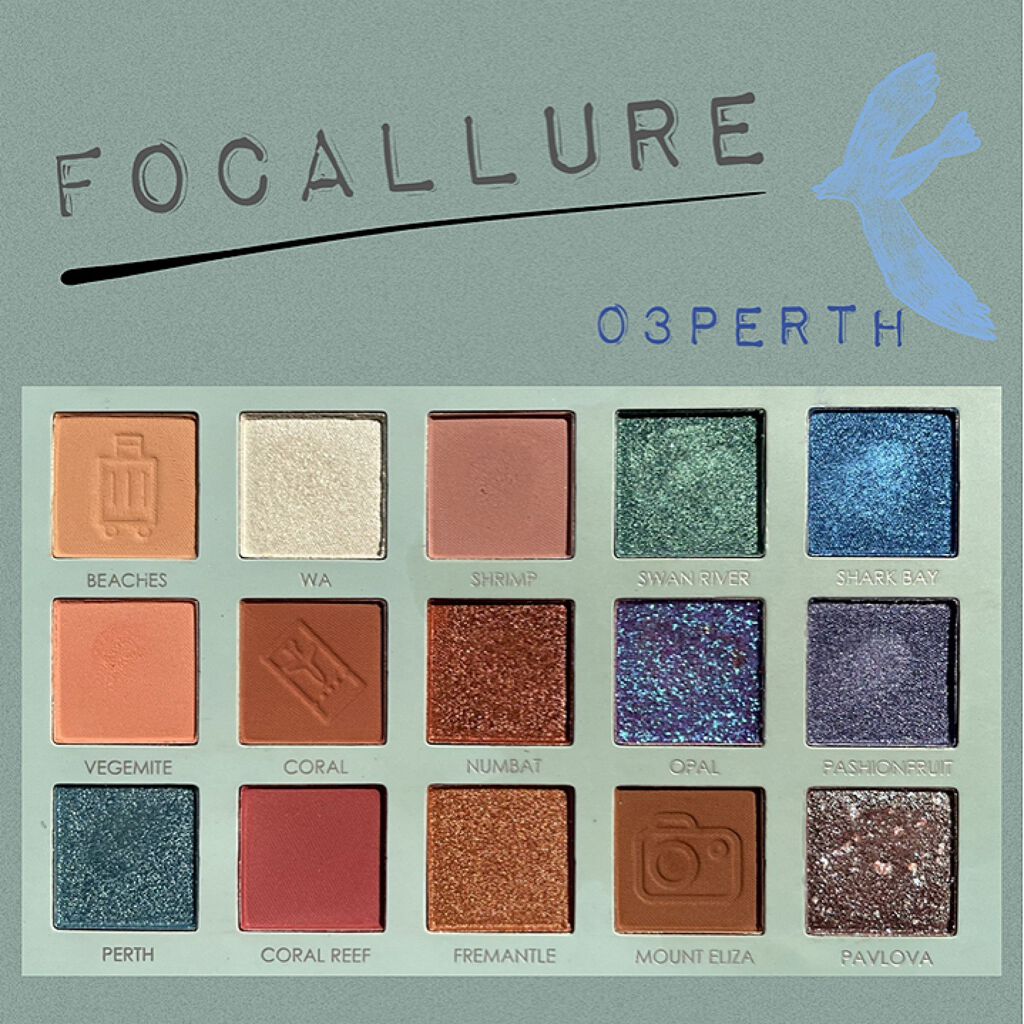 GO TRAVEL 15色アイシャドウパレット/FOCALLURE/アイシャドウパレットを使ったクチコミ（2枚目）