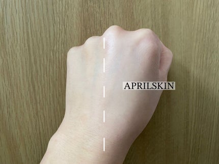 ハイパーカバーフィットクッション ピンク(桜エディション)/APRILSKIN/クッションファンデーションを使ったクチコミ(2枚目)