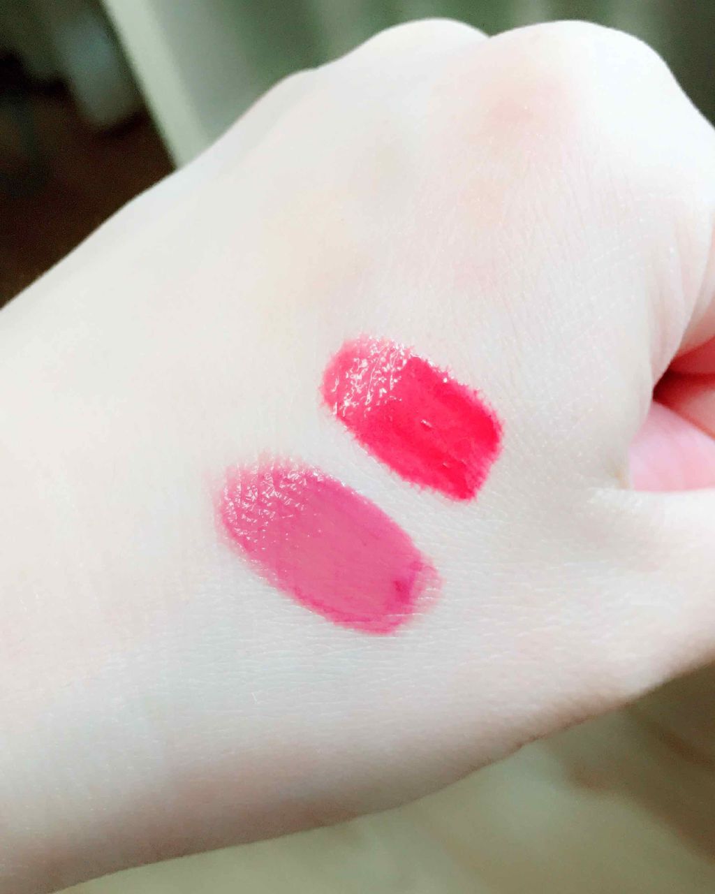 ディアダーリン ウォータージェルティント （アイスティント）/ETUDE/口紅を使ったクチコミ（2枚目）