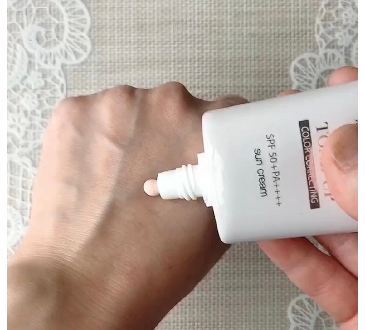 ウォータフルトーンアップサンクリーム/ダルバ/日焼け止めクリームを使ったクチコミ(2枚目)