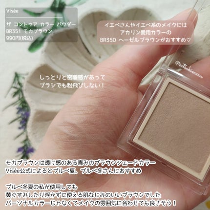ザ コントゥア カラー(パウダー)/Visée/ハイライト・シェーディングを使ったクチコミ(3枚目)