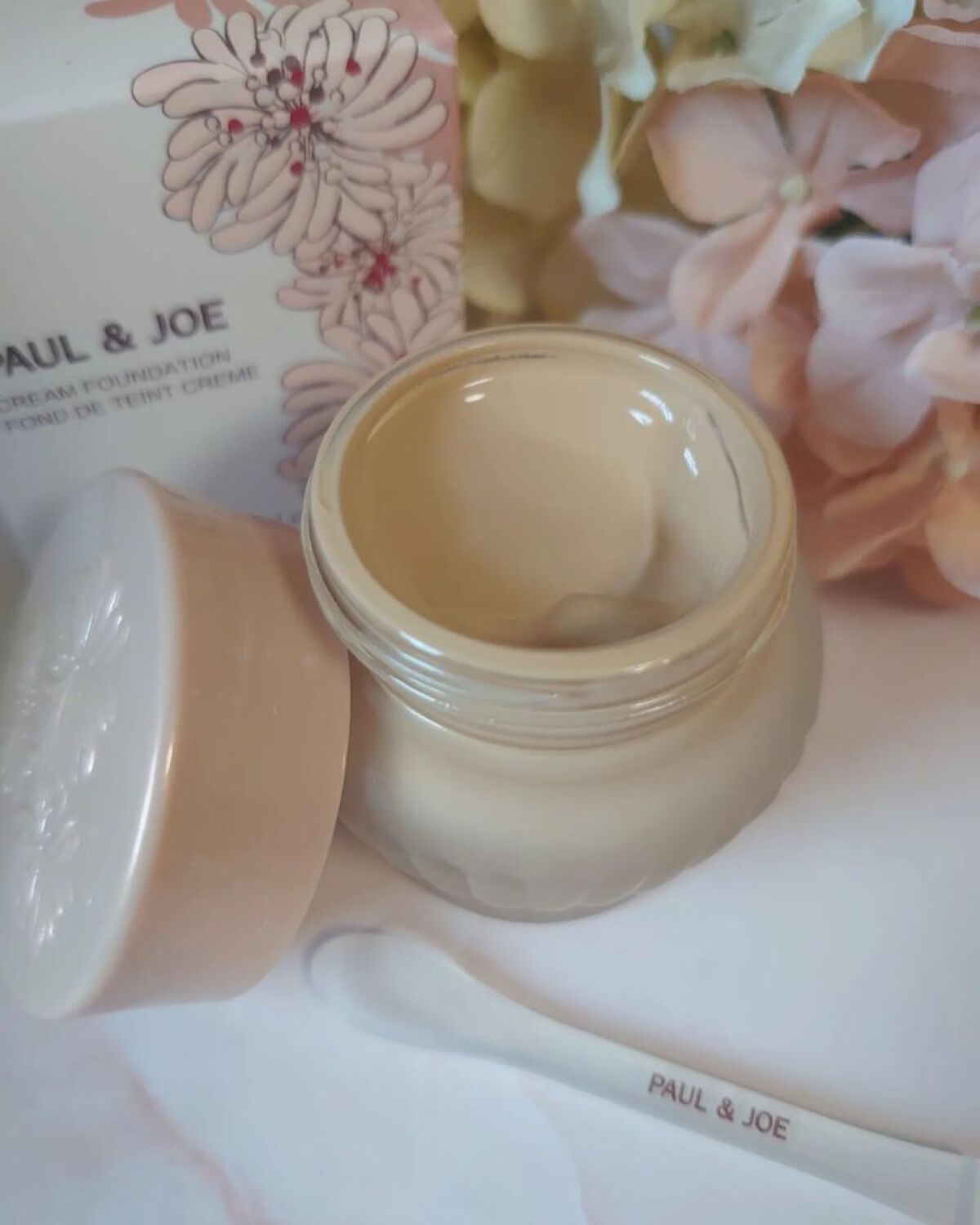 フォンダン クリーム ファンデーション 102/PAUL & JOE BEAUTE/クリーム・エマルジョンファンデーションを使ったクチコミ（2枚目）