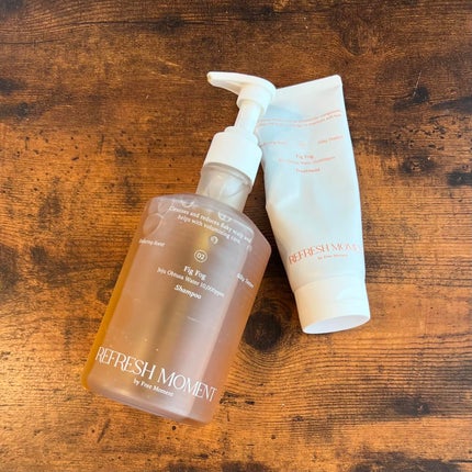 リフレッシュモーメントパフュームシャンプー/トリートメント Fig Fog/Free Moment /市販シャンプーを使ったクチコミ(1枚目)