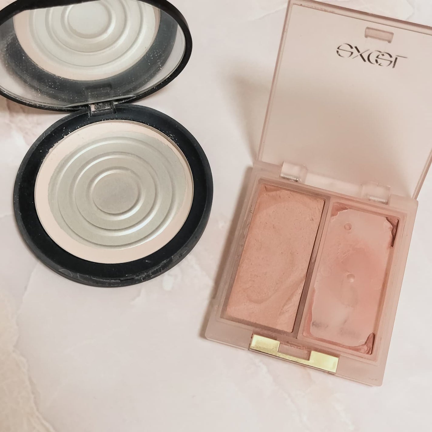 シームレストーン ブラッシュ/excel/パウダーチークを使ったクチコミ(4枚目)