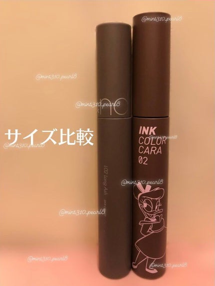 インク カラー カラ(AD)/PERIPERA/マスカラを使ったクチコミ(4枚目)