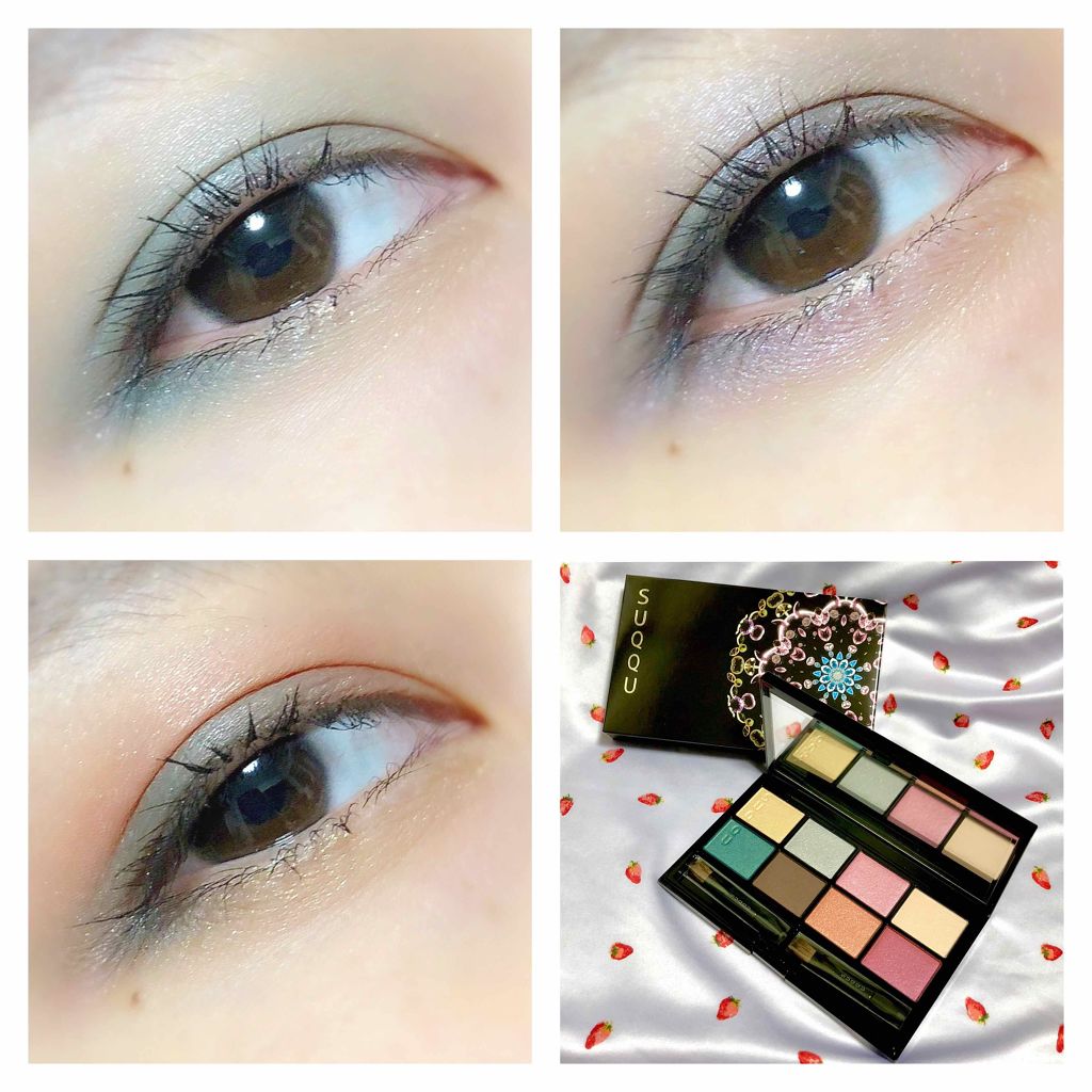 2018 クリスマス アイシャドウ コンパクト/SUQQU/アイシャドウパレットを使ったクチコミ(1枚目)