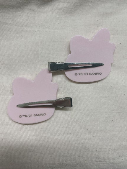 前髪クリップ/サンリオ/ヘアアクセサリーを使ったクチコミ(4枚目)