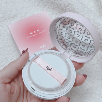 F5 リフレッシュクッション/keybo/クッションファンデーションを使ったクチコミ(2枚目)