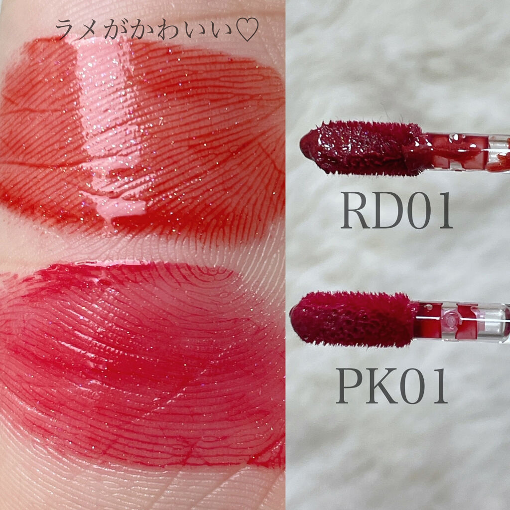 アピュー ジューシーパン スパークリングティント/A’pieu/口紅を使ったクチコミ（2枚目）