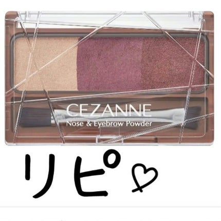 ノーズ&アイブロウパウダー/CEZANNE/パウダーアイブロウを使ったクチコミ(1枚目)