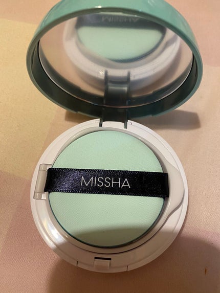 M クッションベース(ミント)/MISSHA/化粧下地を使ったクチコミ(4枚目)