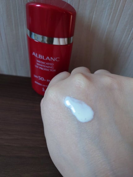 薬用美白 UVプロテクター/ALBLANC/日焼け止め・UVケアを使ったクチコミ(2枚目)