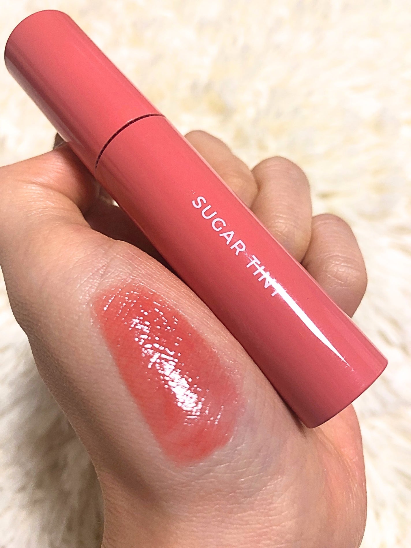 ジューシーパンシュガーティント/A’pieu/リップティントを使ったクチコミ(3枚目)