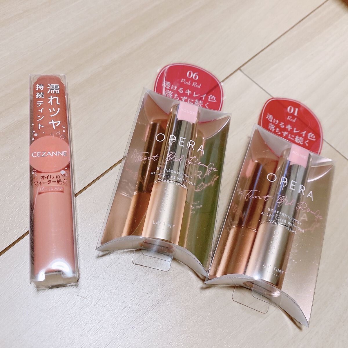 ウォータリーティントリップ/CEZANNE/リップティントを使ったクチコミ（2枚目）