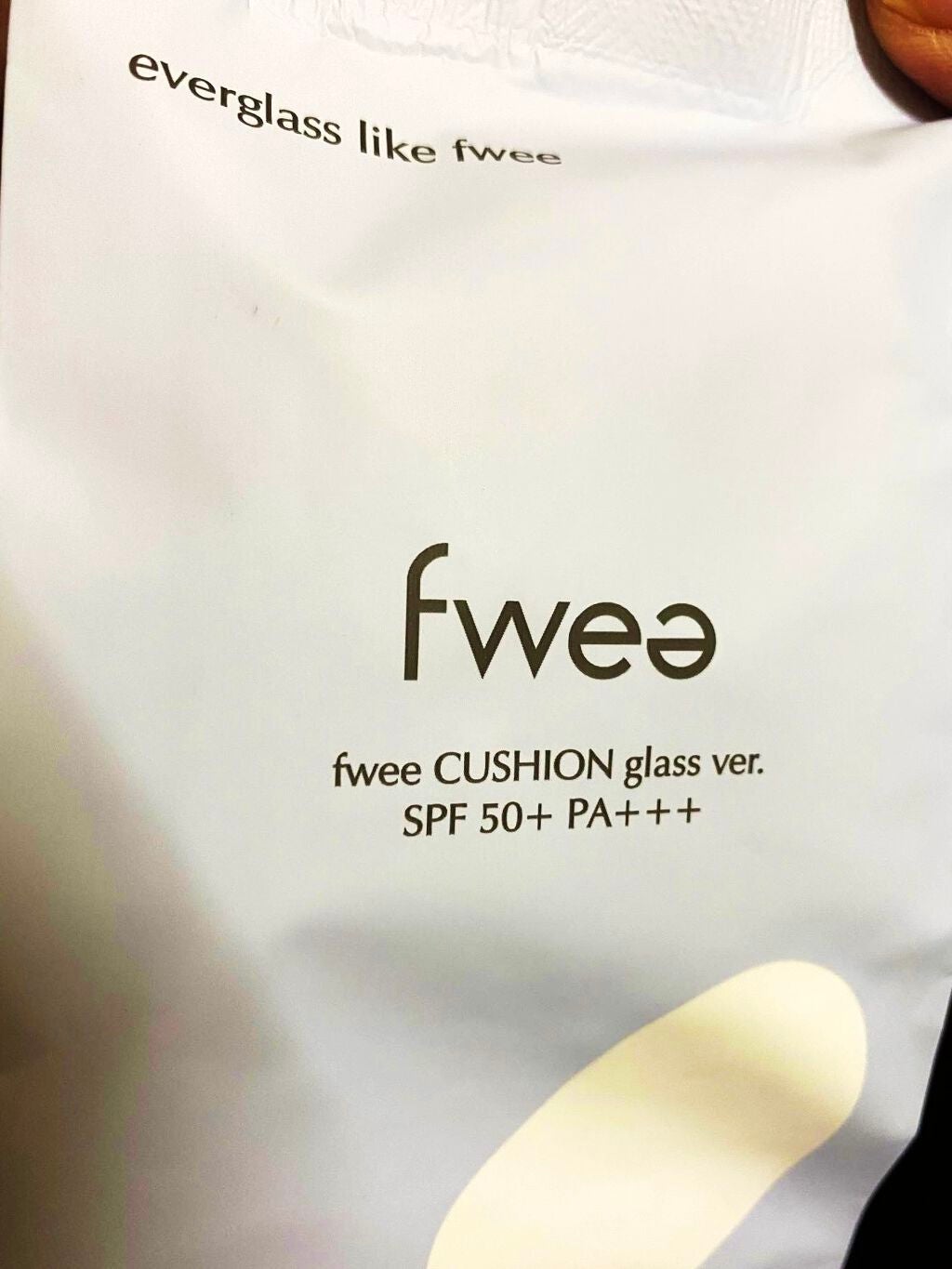 フィークッションガラス/fwee/クッションファンデーションを使ったクチコミ(1枚目)