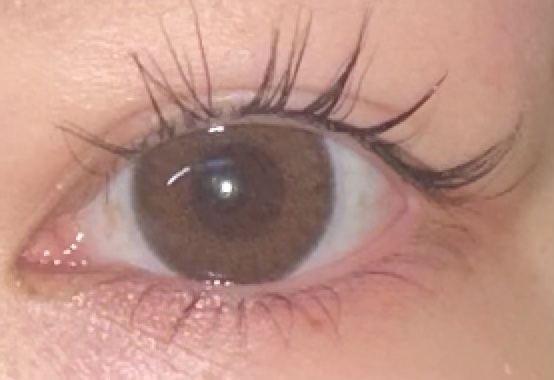 LARME MELTY SERIES(ラルムメルティシリーズ) ベロアチョコ/LARME/カラーコンタクトレンズを使ったクチコミ（3枚目）