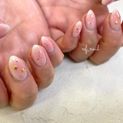 #ネイル,#ジェルネイル,#ニュアンスネイル,#キラキラネイル,#大人ネイル,#春ネイル,#ピンクベージュネイル,#夏ネイル,#チークネイル,#トレンドネイルのネイルデザイン