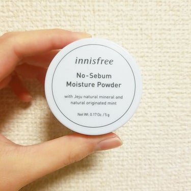 ノーセバム モイスチャーパウダー/innisfree/プレストパウダーを使ったクチコミ（1枚目）