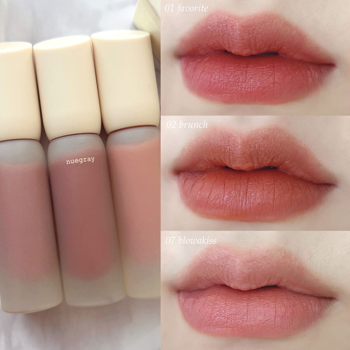 デイリームードマットリキッド/nuegray/リップグロスを使ったクチコミ(2枚目)
