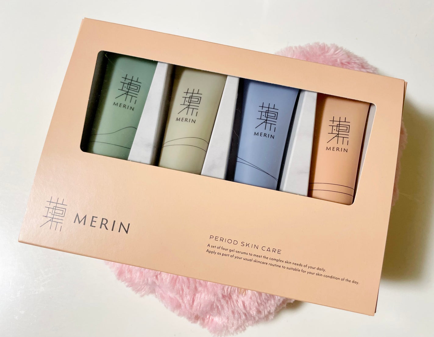 ピリオドスキンケア 美容ジェルクリーム マンスリーセット /MERIN/スキンケアキットを使ったクチコミ(1枚目)