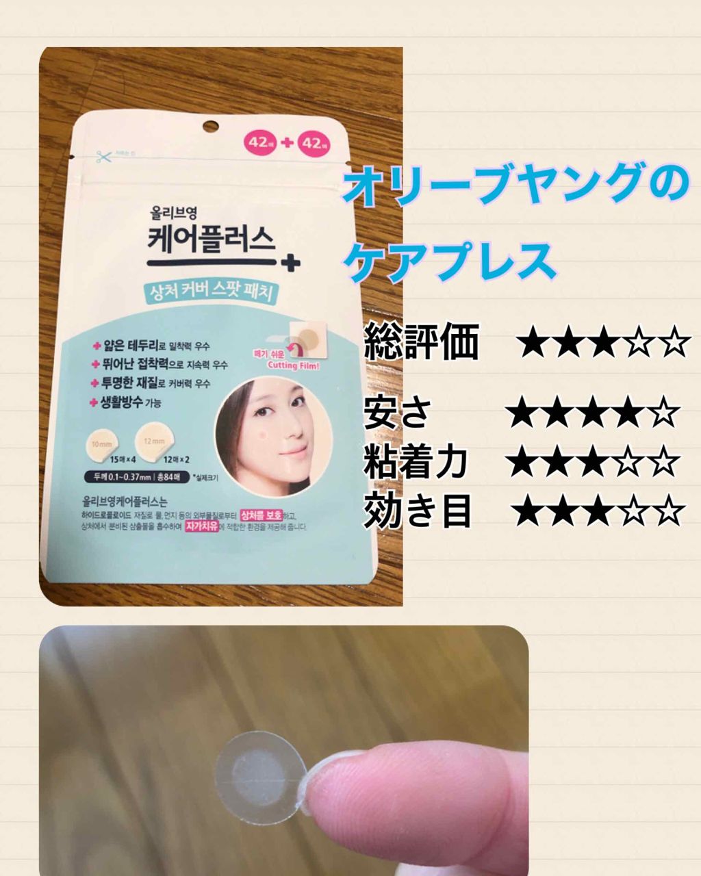 A-zero Shot Trouble Dressing Spot Patch/MEDIHEAL/シートマスク・パックを使ったクチコミ(2枚目)