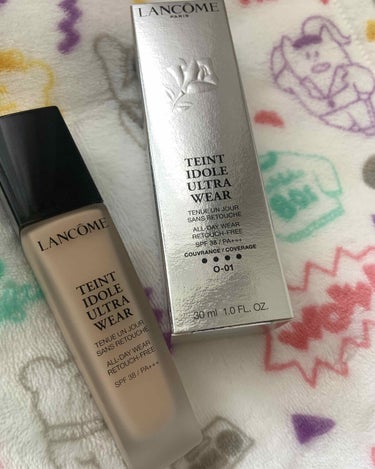 タンイドル ウルトラ ウェア リキッド/LANCOME/リキッドファンデーションを使ったクチコミ（1枚目）