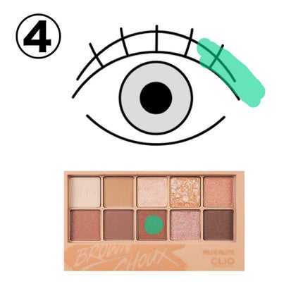 プロ アイ パレット/CLIO/アイシャドウパレットを使ったクチコミ(5枚目)
