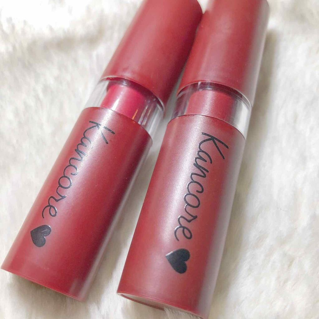 カンコレ マットリップスティック/DAISO/口紅を使ったクチコミ(2枚目)