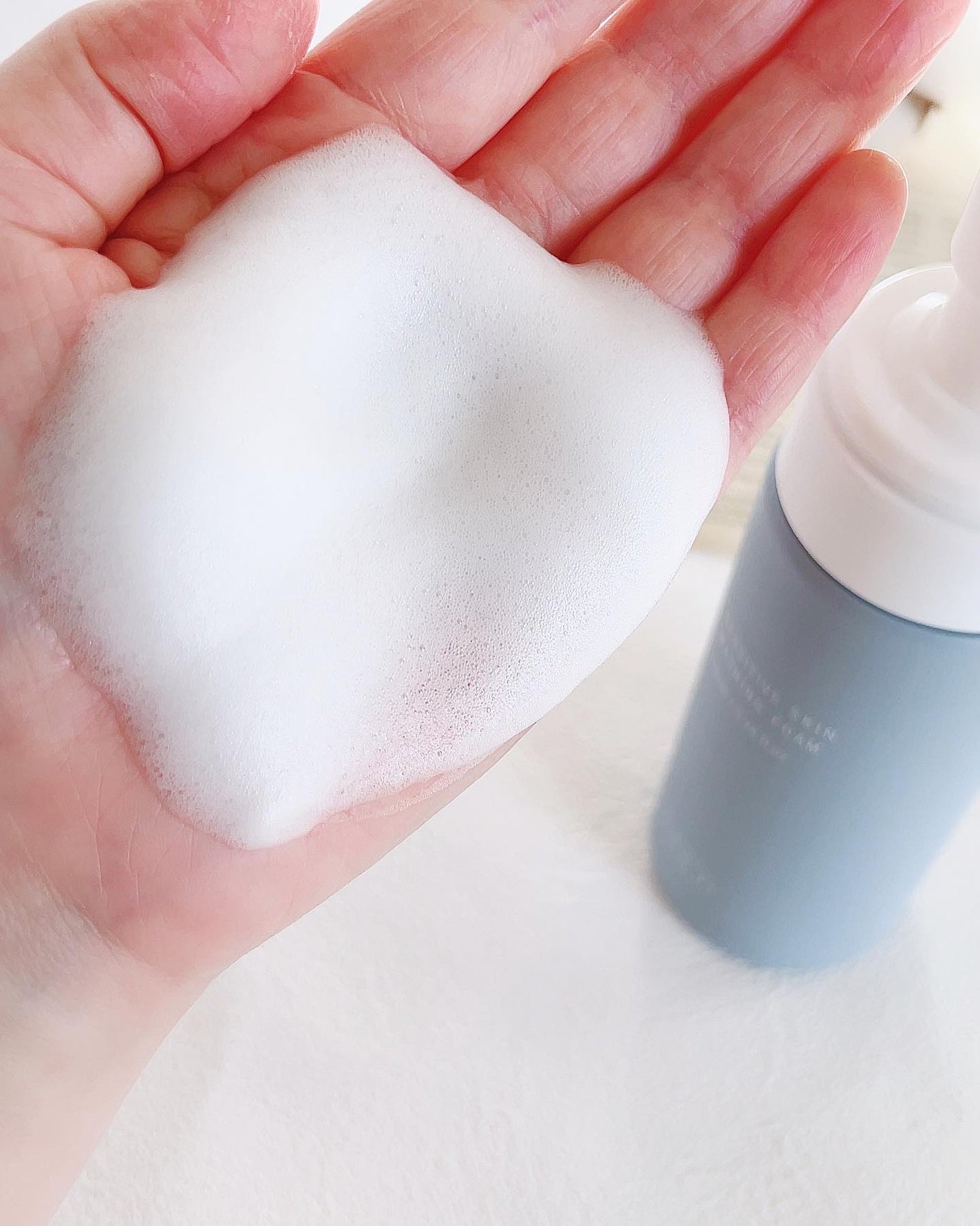 センシティブ スキン ウォッシングフォーム/OSAJI/泡洗顔を使ったクチコミ(4枚目)