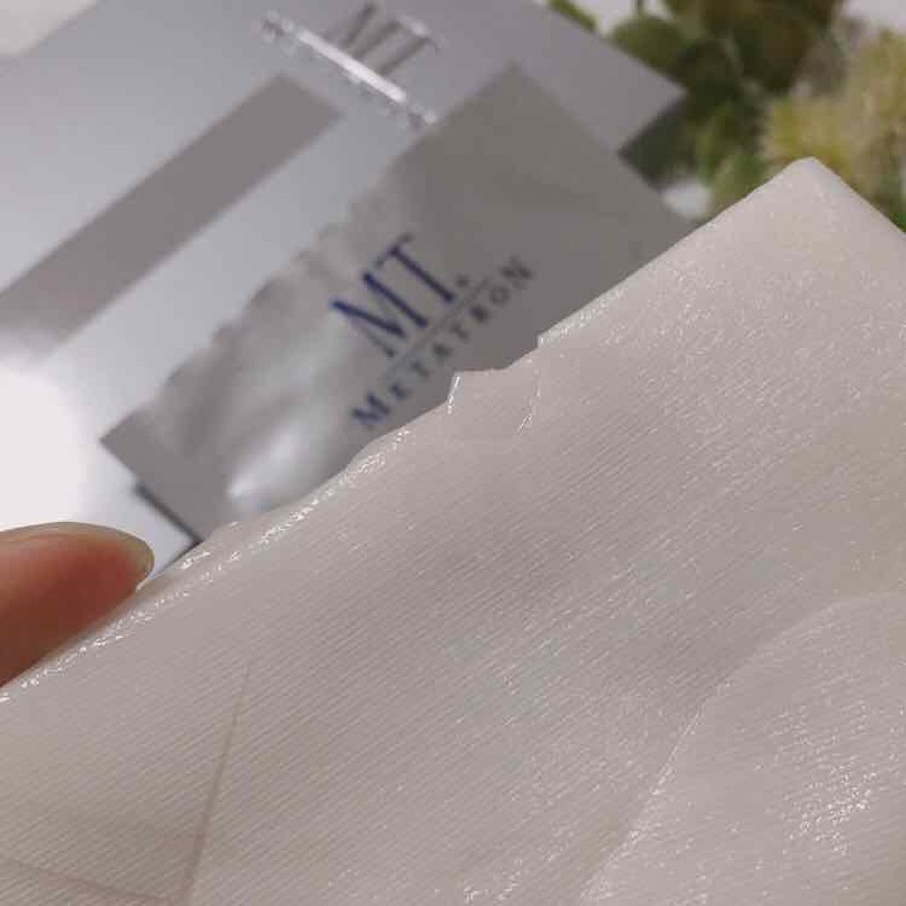 MT コントア マスク 30ml×6枚【旧】/MTメタトロン/シートマスク・パックを使ったクチコミ（2枚目）