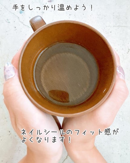 セミキュアジェルネイル(ハンド)/ohora/ネイルシールを使ったクチコミ(5枚目)