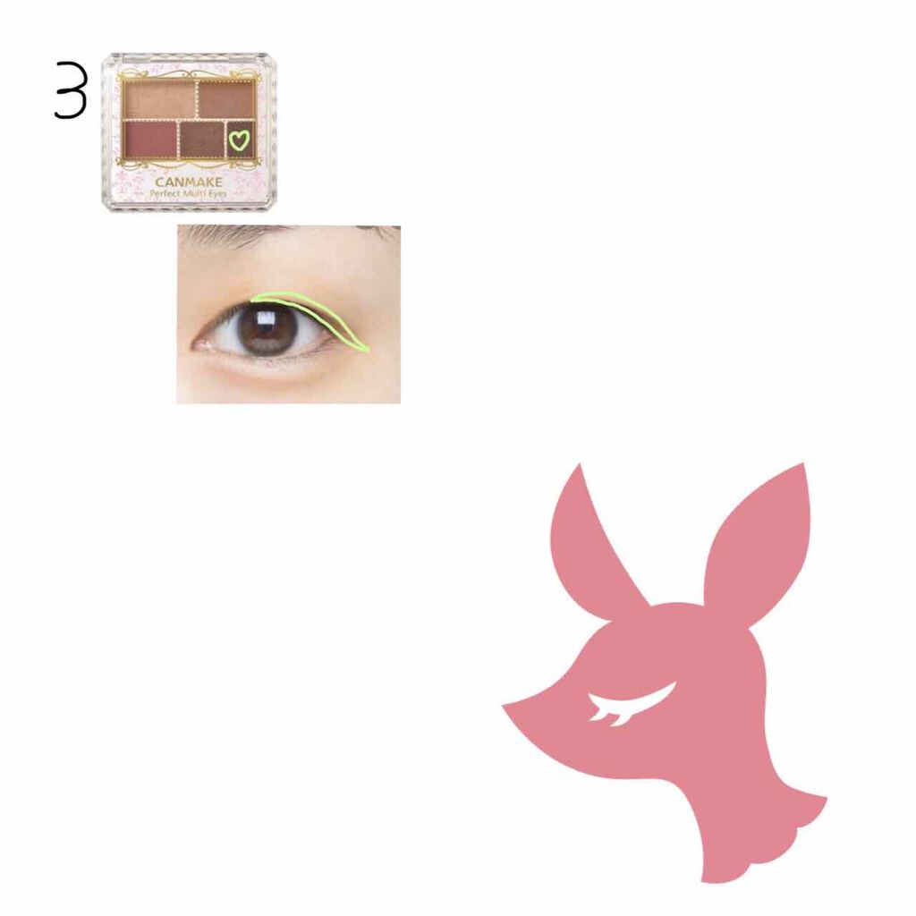 パーフェクトマルチアイズ/キャンメイク/アイシャドウパレットを使ったクチコミ（2枚目）