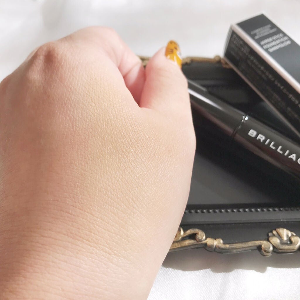 ハイパースティックファンデーション シャイニーグロウ /ブリリアージュ/その他ファンデーションを使ったクチコミ(4枚目)