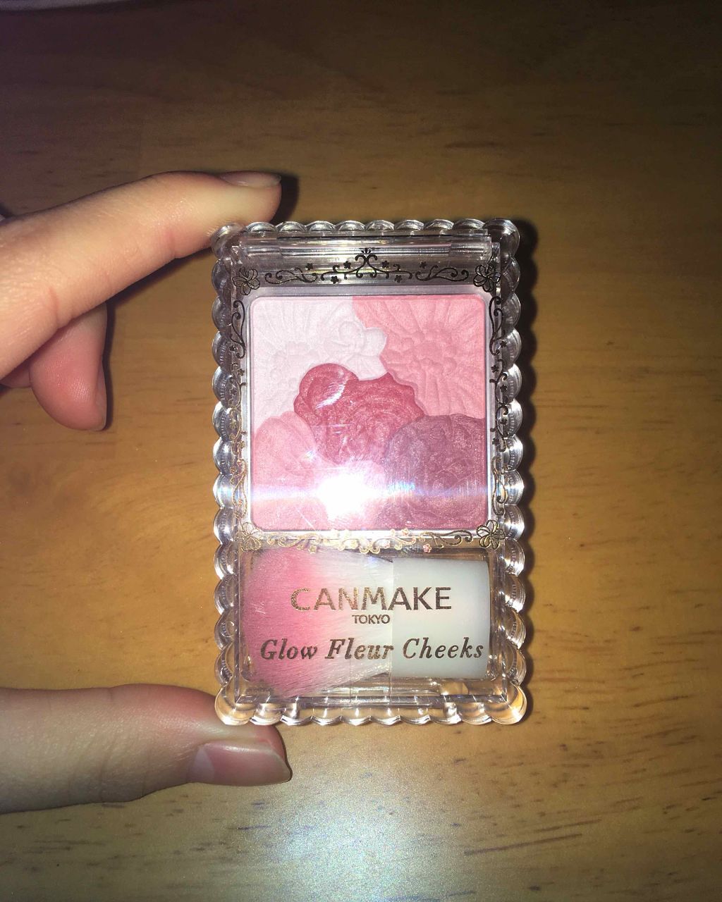 グロウフルールチークス/キャンメイク/パウダーチークを使ったクチコミ（1枚目）