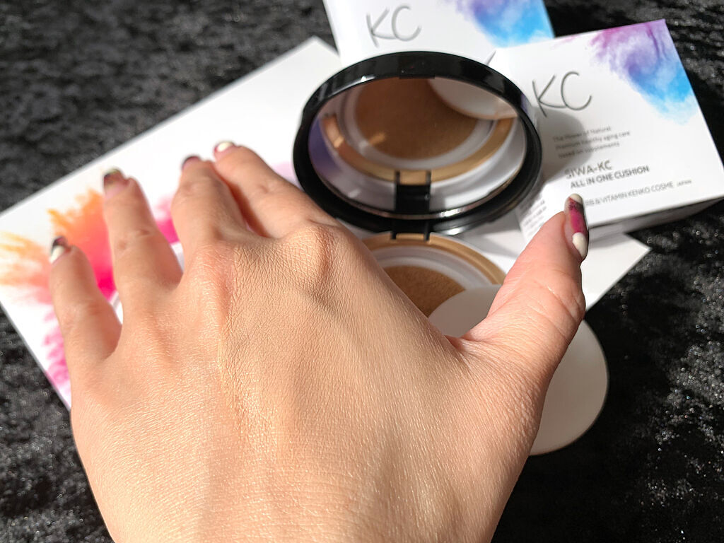 SIWA-KC オールインワンクッション/ハーブ健康本舗/クッションファンデーションを使ったクチコミ（2枚目）
