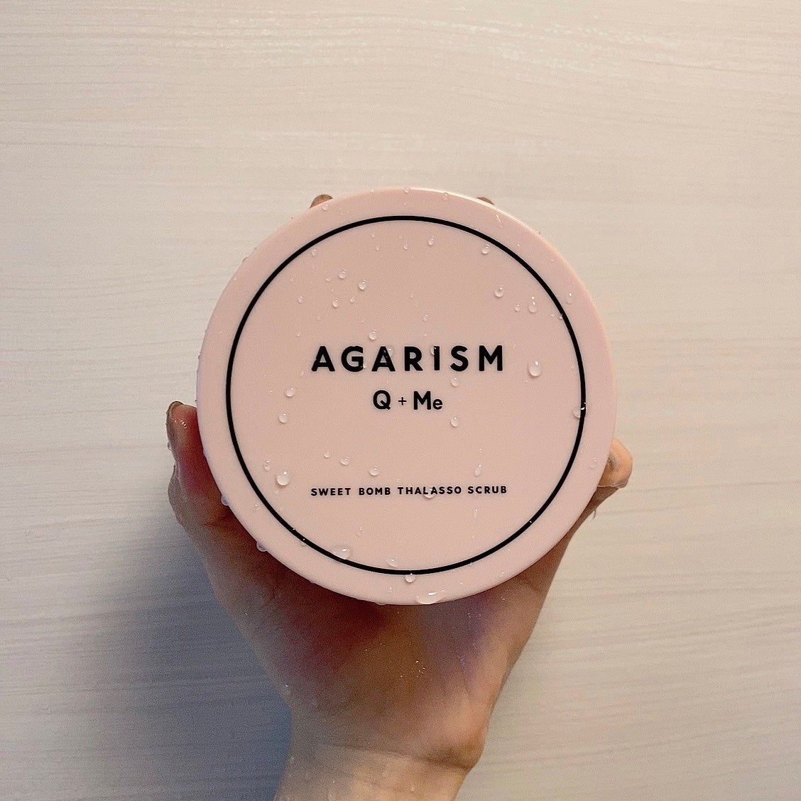 Q+Me スウィート ボム タラソ スクラブ/AGARISM/バスト・ヒップケアを使ったクチコミ(1枚目)