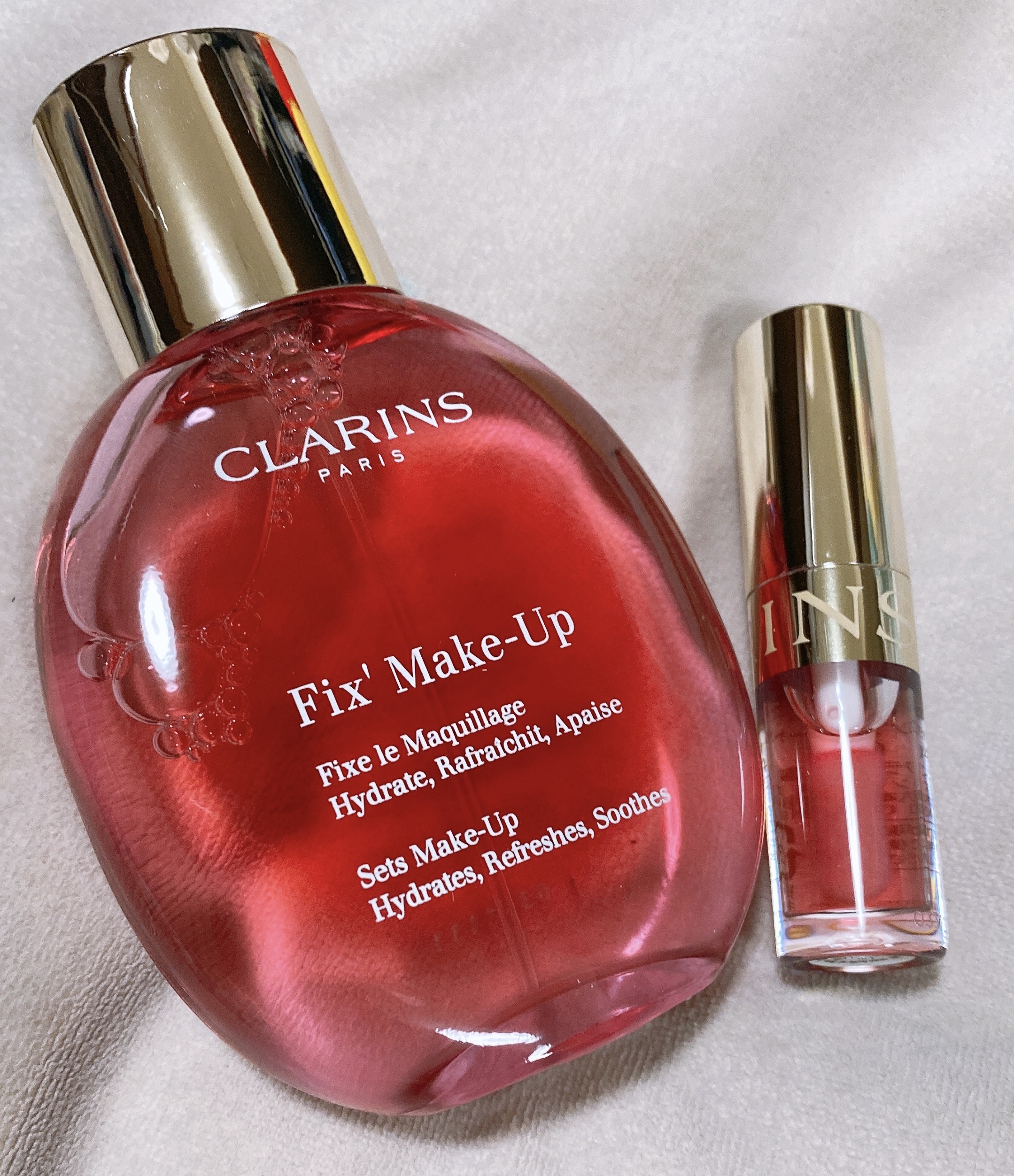 フィックス メイクアップ/CLARINS/ミスト状化粧水を使ったクチコミ（1枚目）