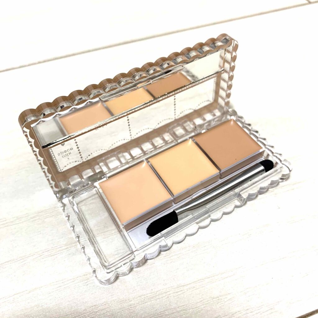 カラーミキシングコンシーラー 01 ライトベージュ/キャンメイク/パレットコンシーラーを使ったクチコミ（2枚目）