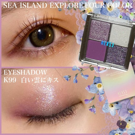アイランドアドベンチャー4アイシャドウ/HEXZE(ヘックスゼ)/アイシャドウパレットを使ったクチコミ(1枚目)