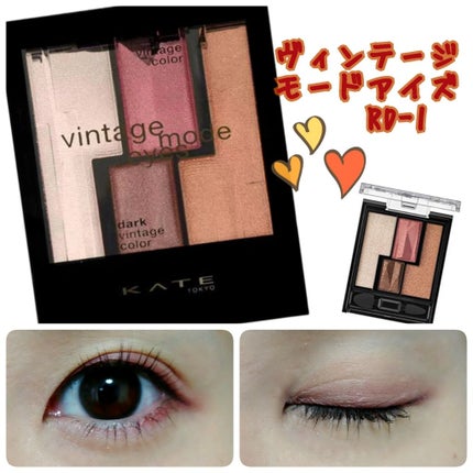 ヴィンテージモードアイズ/KATE/アイシャドウパレットを使ったクチコミ(1枚目)