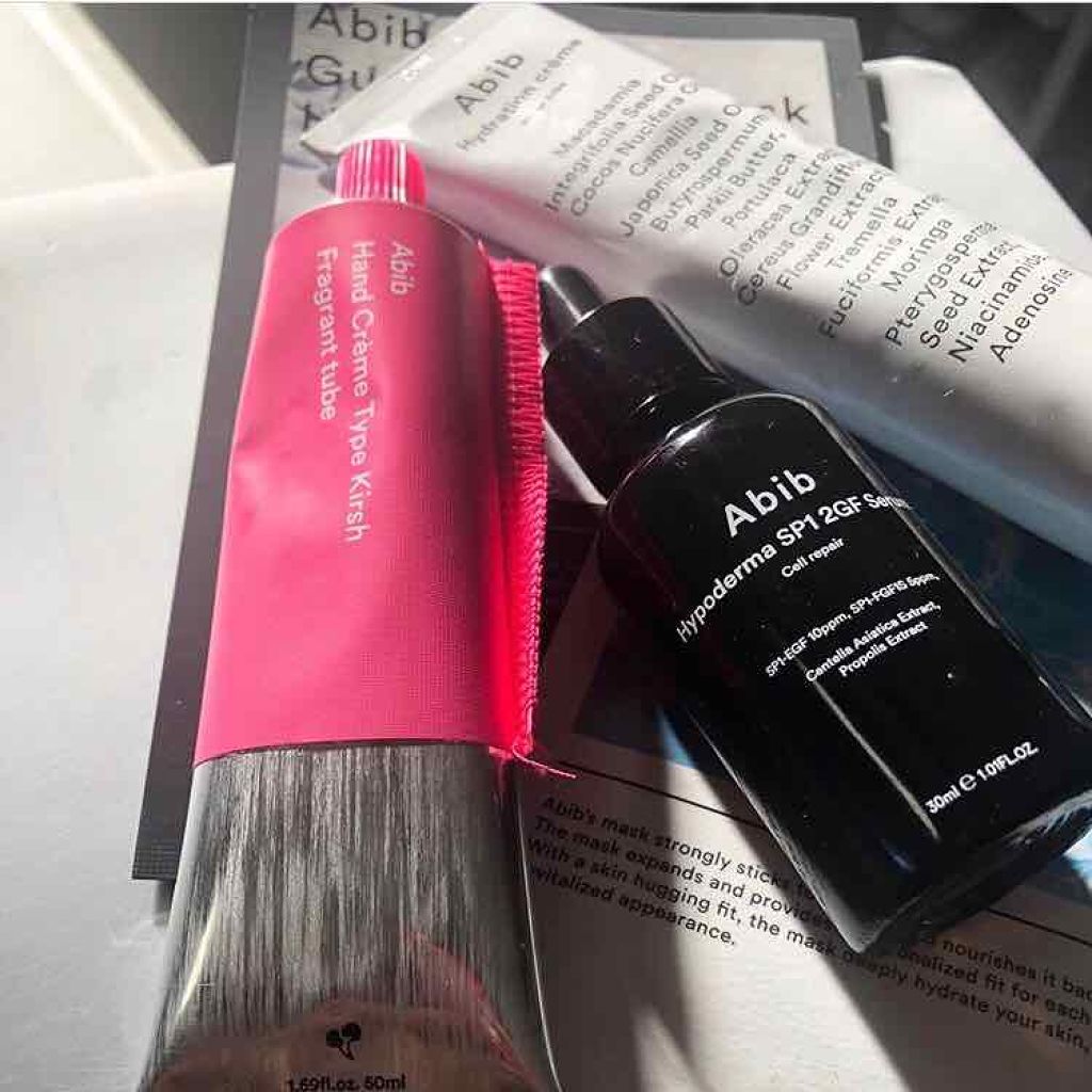  ハンドクリームタイプ キルシュ フレグランスチューブ/Abib /ハンドクリームを使ったクチコミ（1枚目）