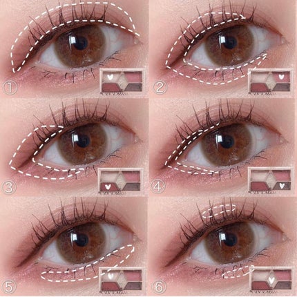 【旧品】パーフェクトスタイリストアイズ/キャンメイク/アイシャドウパレットを使ったクチコミ(2枚目)