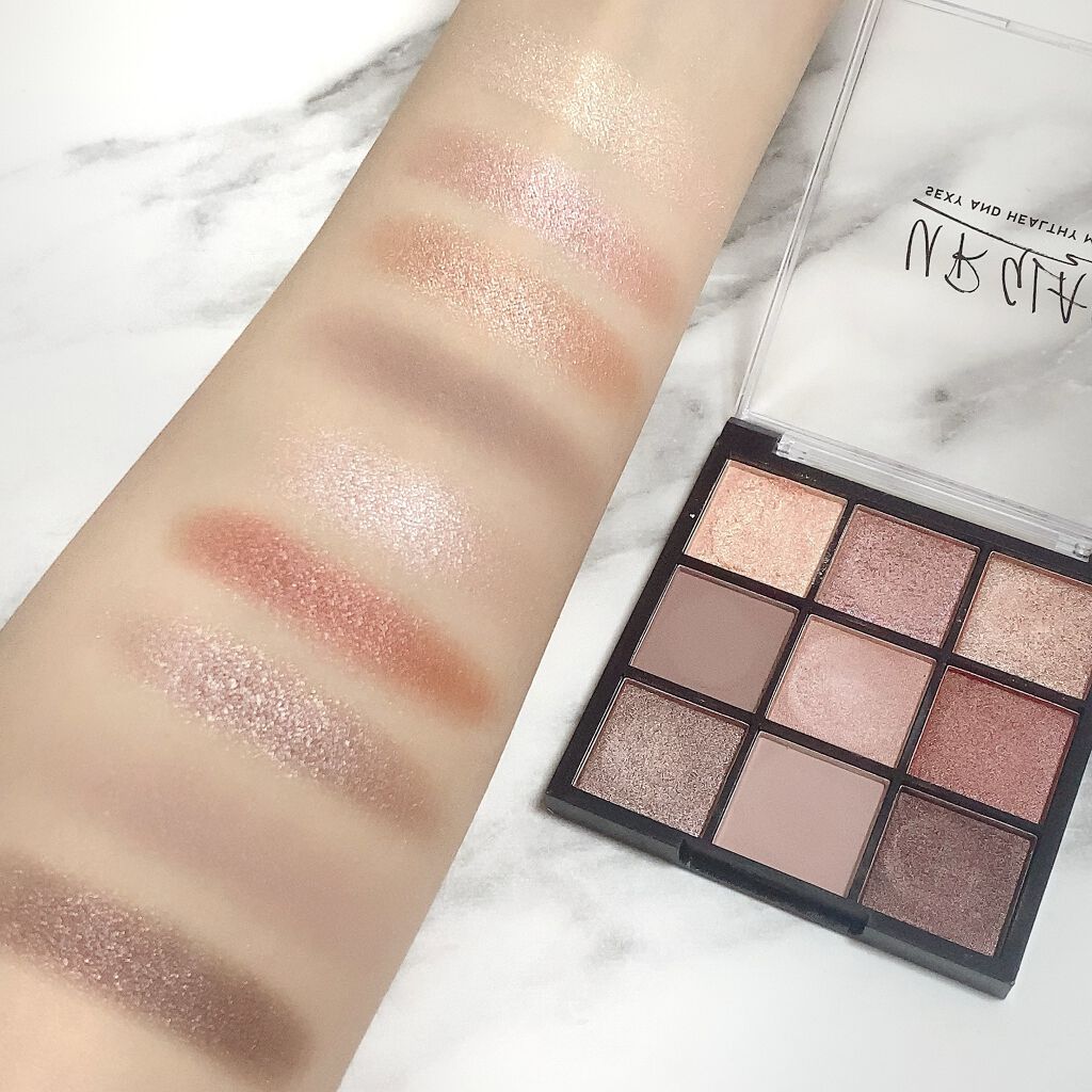 UR GLAM BLOOMING EYE COLOR PALETTE/U R GLAM/アイシャドウパレットを使ったクチコミ(2枚目)