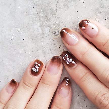 ミニネイル BR08 松(まつ)/パラドゥ/マニキュアの画像